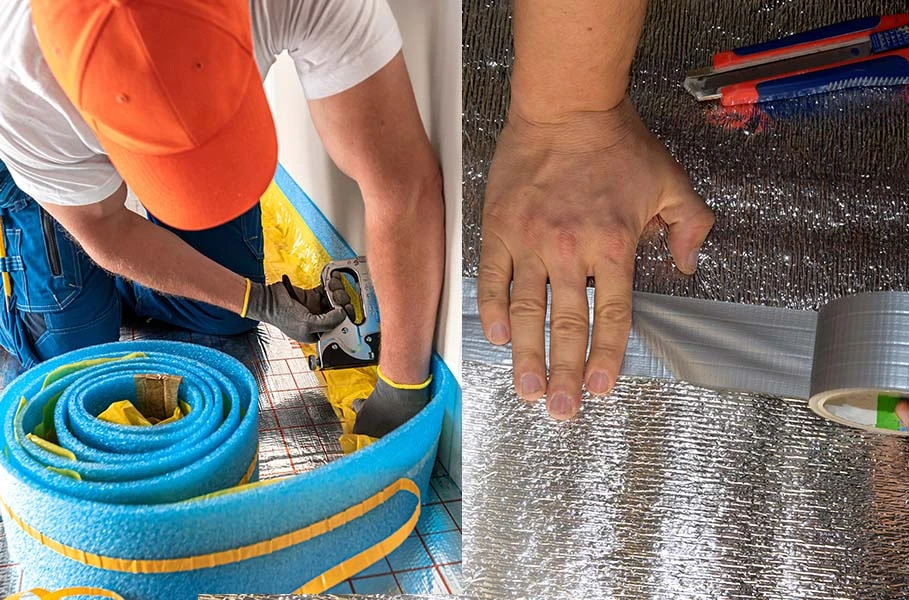 Ruban pour fixation d'isolation