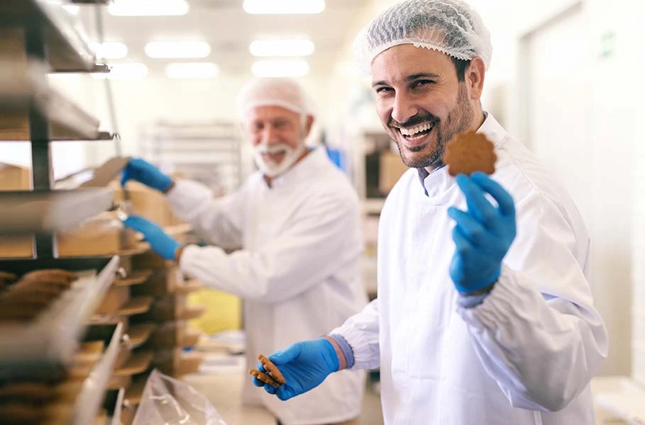 100% produites en toute sécurité alimentaire