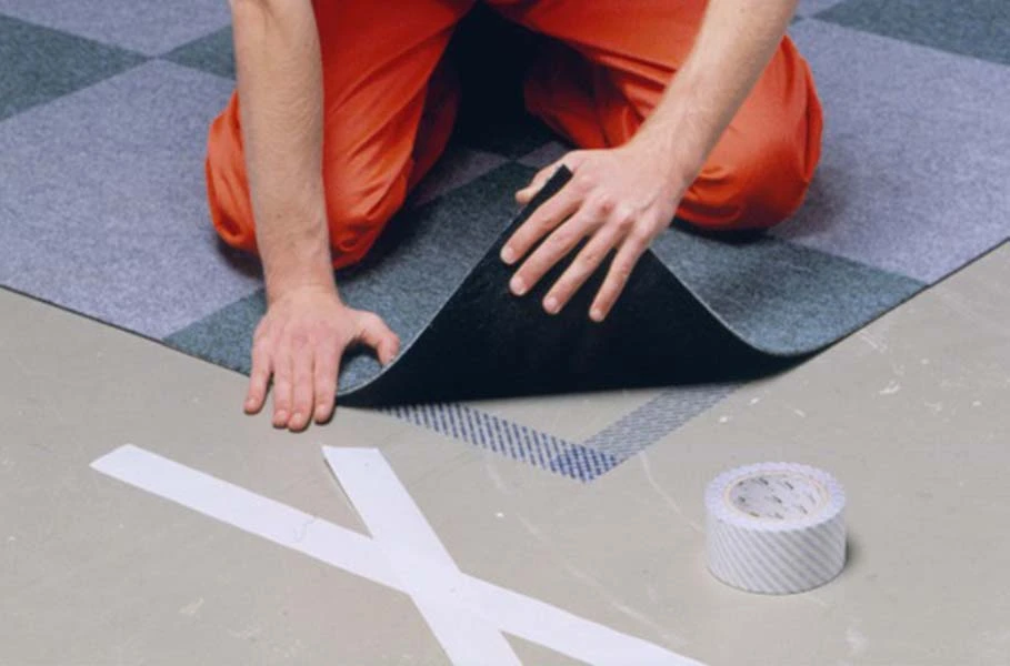 Ruban de tapis temporaire